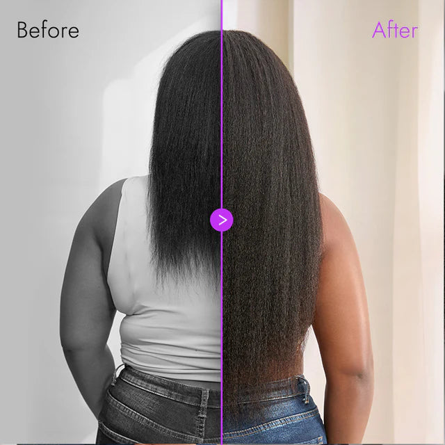 Kinky Curly V Part Wig Human Hair Deep Wave Glueless V Part Wigs Human Hair Black Water Wave Brazilian Human Hair wigs For Women