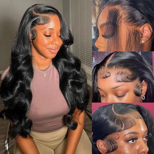 22” HD Lace Front Wig – Body Wave | 180% Density | Pre-Plucked & Glueless